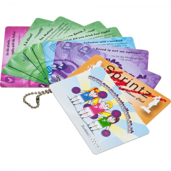 Custom Printed Plastic Cards (86x54mm: 0.76mm Thick)