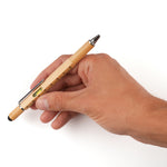 Systemo Bamboo 6 in 1 Multifunction Pen