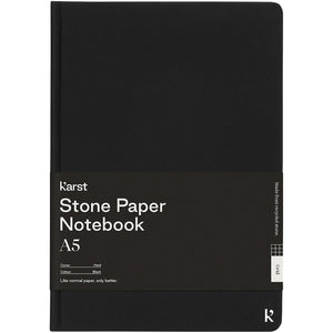 Karst® A5 stone paper hardcover notebook - squared