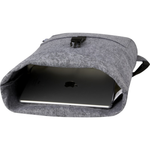 Felta GRS recycled felt roll-top bike bag 13L