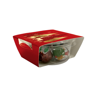 Small Festive Eco Tub with Chocolate Baubles