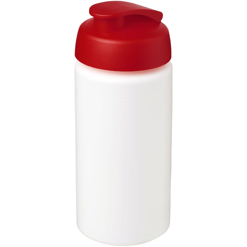 Branded Baseline® Plus grip 500 ml flip lid sport bottle