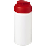 Branded Baseline® Plus grip 500 ml flip lid sport bottle