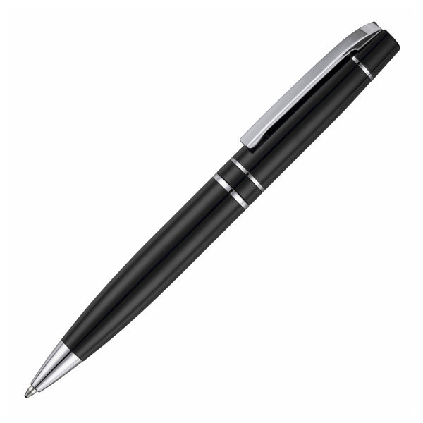 Branded DUKE ball pen with chrome trim