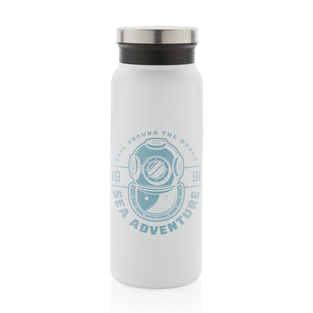 Branded RCS Recycled stainless steel vacuum bottle 600ML