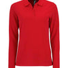 SOL'S Ladies Perfect Long Sleeve Piqué Polo Shirt