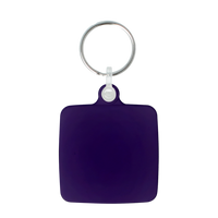 45mm Square Keyring