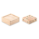 Branded Wooden tic tac toe
