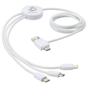 Pure 5-in-1 charging cable with antibacterial additive
