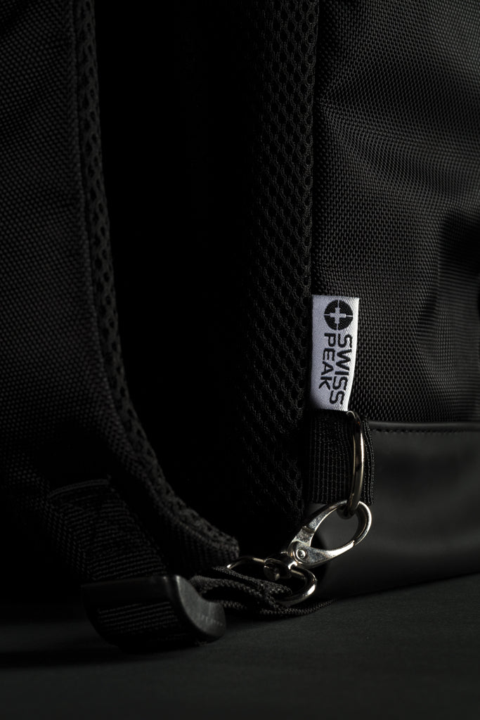 Branded Swiss Peak RFID 15" laptop totepack PVC free