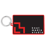 80mm Rectangle Keyring