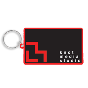 80mm Rectangle Keyring