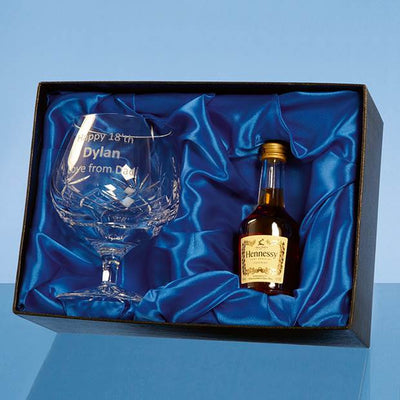 Branded Brandy Gift Set with a 5cl Miniature Bottle of Brandy