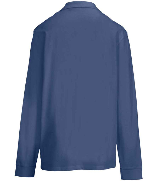 SOL'S Unisex Pacific Long Sleeve Piqué Polo Shirt Denim