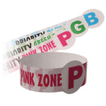Re-useable Wrist Wrap Wristbands Printed Full Colour
