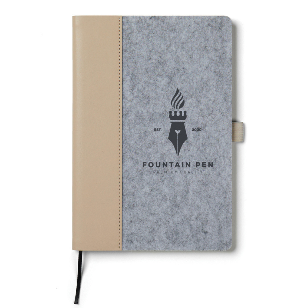 VINGA Albon GRS recycled felt notebook