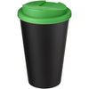 Branded Americano® Eco 350 ml recycled tumbler with spill-proof lid