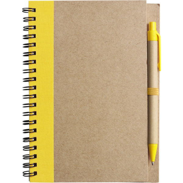 Smithen Cardboard notebook with ballpen