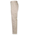 Henbury Ladies 65/35 Flat Fronted Chino Trousers