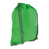 300D polyester drawstring bag with Thick cord and Side zip pocket