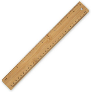 30cm Bamboo Ruler