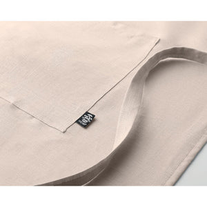 Hemp adjustable apron 200 gr/m² Beige