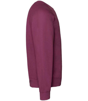 Fruit of the Loom Classic Raglan Sweatshirt Burgundy