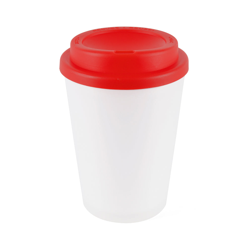 Branded Haddon 350ml double wall Frosted Translucent tumbler