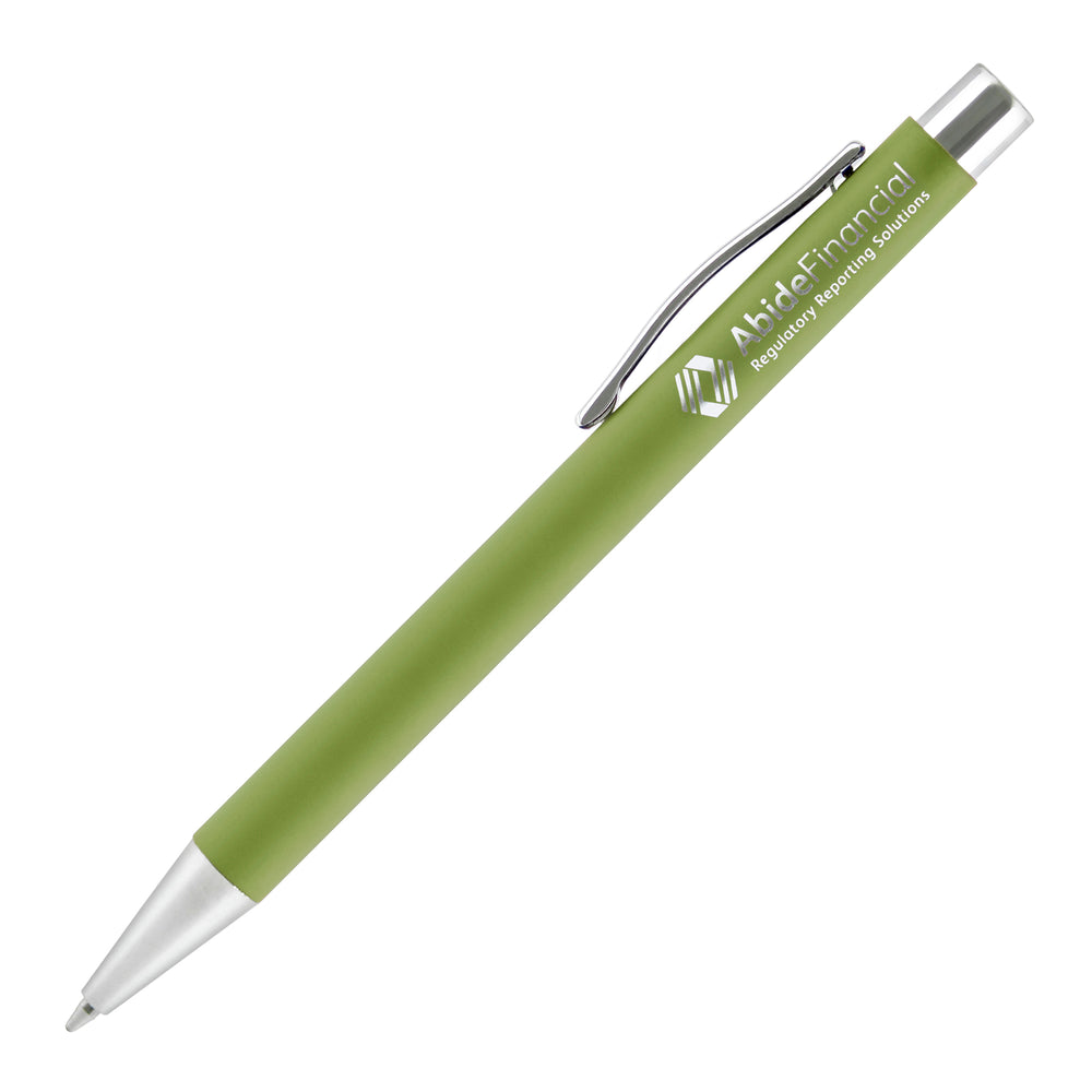 Travis Soft Feel Ball Pen with Chrome Trim