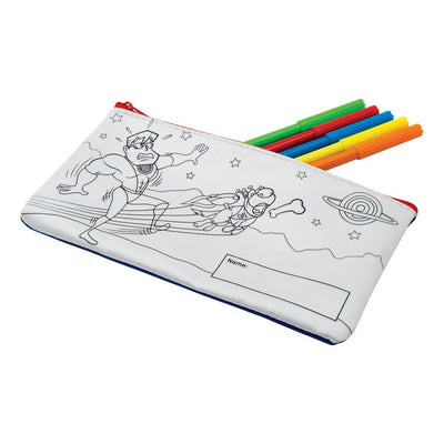 Branded Colour-In Pencil Case