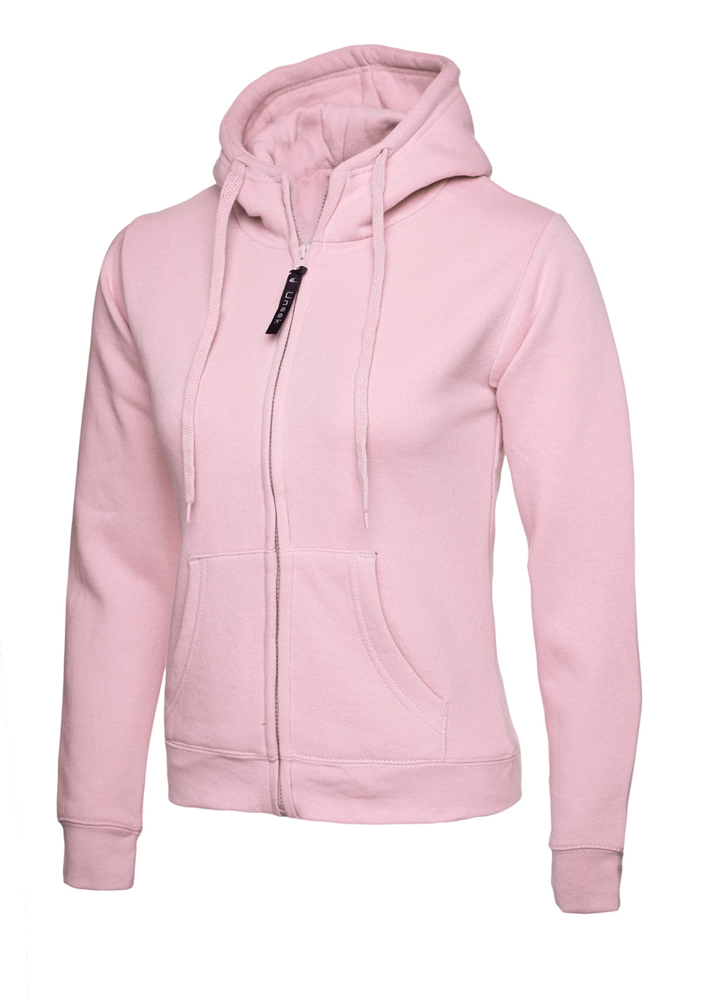 Branded Ladies Classic Full Zip Hooded Sweatshirt