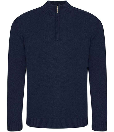 Branded Ecologie Unisex Wakhan Zip Neck Sustainable Sweater