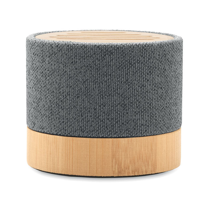 Branded Bamboo RPET wireless speaker