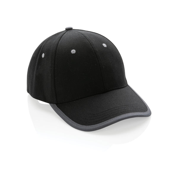 Impact AWARE™ Brushed rcotton 6 panel contrast cap 280gr