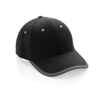 Branded Impact AWARE™ Brushed rcotton 6 panel contrast cap 280gr