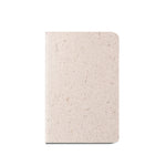 ORGANIC SOFT. A6 notebook with flexible cover made from organic elephant matter (95%)