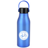 Dapto 680ml Aluminium Water Bottle with Matching Strap Blue