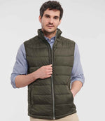 Russell Nano Padded Bodywarmer Dark Olive
