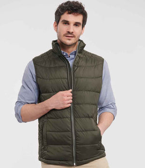 Russell Nano Padded Bodywarmer Dark Olive