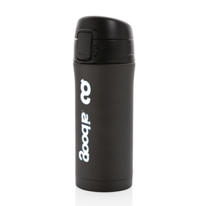 Metallic easy lock vacuum mug