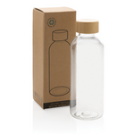 GRS RPET bottle with bamboo lid