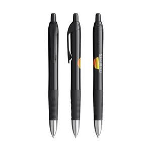 BIC® Intensity® Gel Clic, Black, Blue Ink