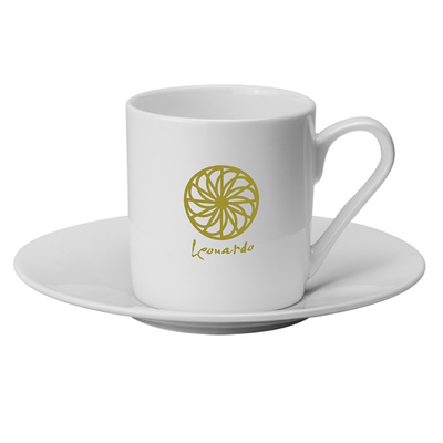 Branded Espresso Cup & Saucer