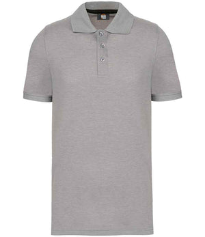 WK Designed to Work Anti-Bacterial Piqué Polo Shirt Oxford Grey