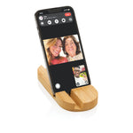 Branded Bamboo tablet and phone holder