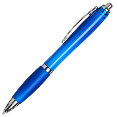 Curvy Ball Pen in all blue