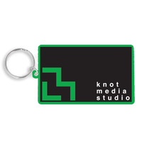 80mm Rectangle Keyring