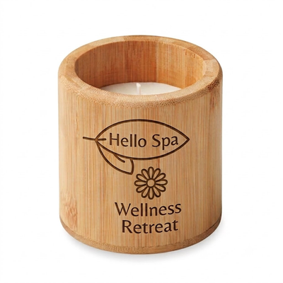 Branded Plant based wax candle 160 gr