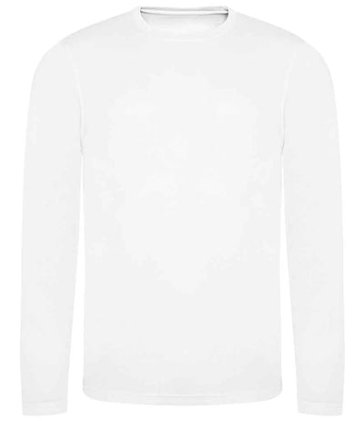 AWDis Cool Long Sleeve Wicking T-Shirt Arctic White