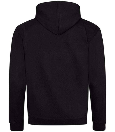 AWDis Varsity Zoodie Jet Black/Heather Grey